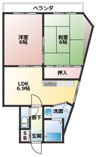 陽和ビル【3階】の間取り