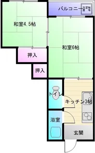 ハイコーポエヒメ【1階】の間取り