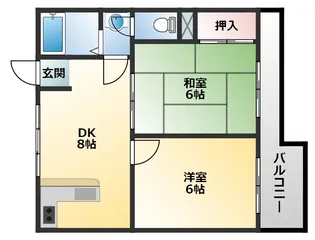 プレアール山城【2階】の間取り