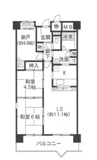 アイレックスプラザ【3階】の間取り