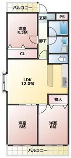 ライゼックス山本【7階】の間取り