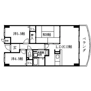 エバンタイユ【7階】の間取り