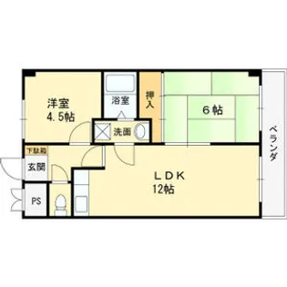 サンルミネ館【4階】の間取り