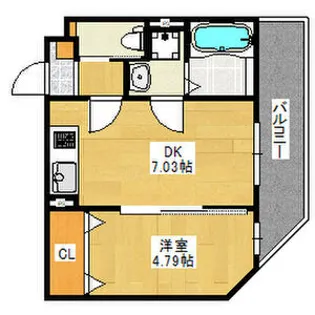 KTIレジデンス八尾【3階】の間取り