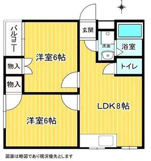 Rinon東山本新町【2階】の間取り