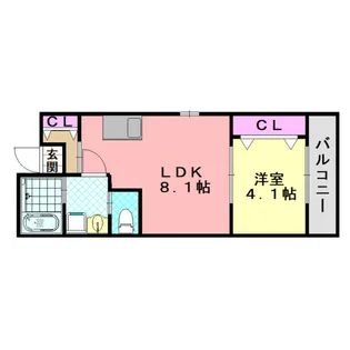 H-maison大蓮南Ⅰ【3階】の間取り