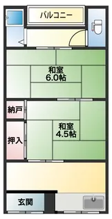 堀内文化【2階】の間取り