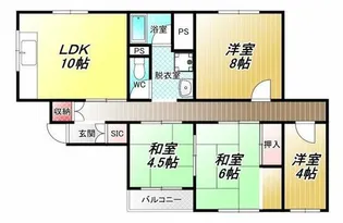 第二藤幸マンション【2階】の間取り