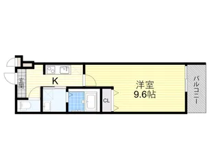 シャルムコート【1階】の間取り