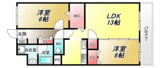 リラスクエア相生【202号室】の間取り