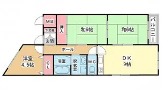 カサクレスト【2階】の間取り