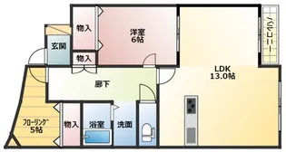 カサクレスト【2階】の間取り