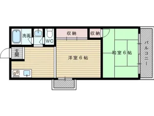 大阪府大阪市東淀川区豊里5丁目【マンション】の間取り