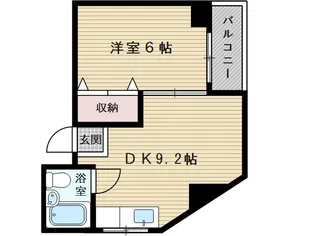 大阪府大阪市東淀川区東中島1丁目【マンション】の間取り