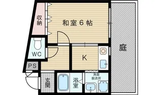 シェリール東淀川【1階】の間取り