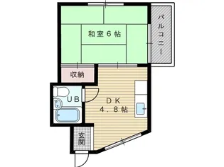 緒方マンション【3階】の間取り