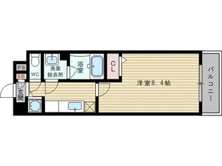 ベルマノワール【1階】の間取り
