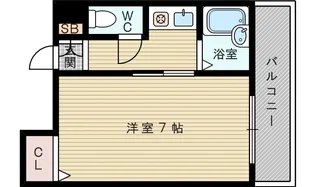 大阪府大阪市東淀川区上新庄3丁目【マンション】の間取り
