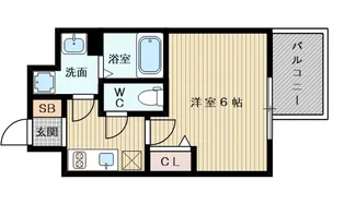 エスリード新大阪グランファースト【7階】の間取り