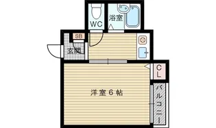 グローリーⅠ【3階】の間取り