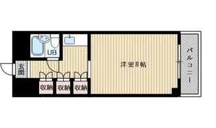 大阪府大阪市東淀川区東中島1丁目【マンション】の間取り