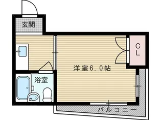 ハイツプリメーロ【1階】の間取り