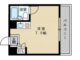 リバーサイドK【5階】の間取り