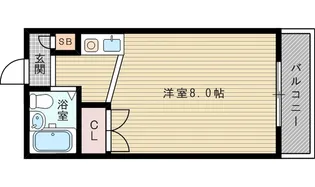 リバーエステート【4階】の間取り