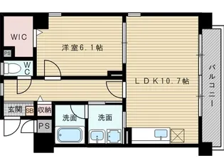 瑞光セレニテ【4階】の間取り