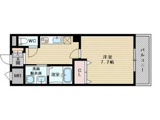 アーバンヒルズトロワオスト【1階】の間取り