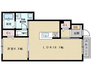 サニーメゾン【1階】の間取り