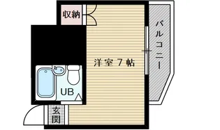 シャトー亜寿香【4階】の間取り