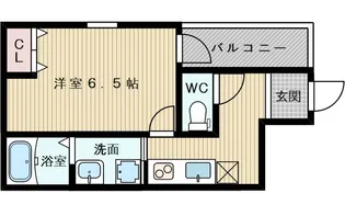フジパレス下新庄駅東2番館【1階】の間取り