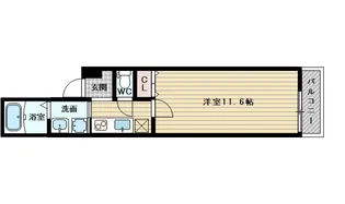 フジパレスだいどう豊里【1階】の間取り