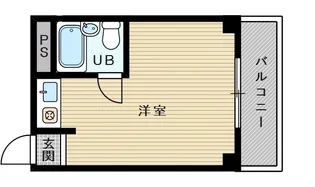 アーバンサイド【2階】の間取り