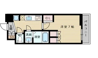 アルティザ淡路駅東【14階】の間取り