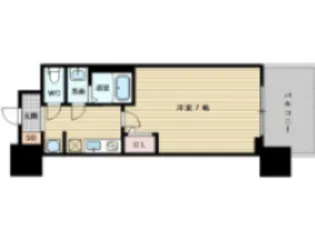 セレニテ新大阪プリエ【14階】の間取り