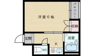 シティハイツ輝【4階】の間取り
