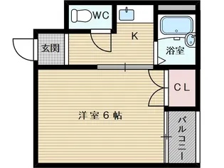 シティハイツ輝【4階】の間取り