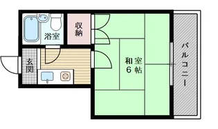 大阪府大阪市東淀川区豊里3丁目【マンション】の間取り