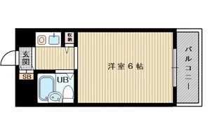 H・R下新庄【6階】の間取り