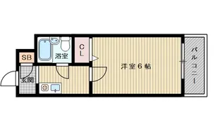 ビクトリーハイムニシミツ【5階】の間取り