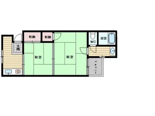 親交テラス相川【2階】の間取り