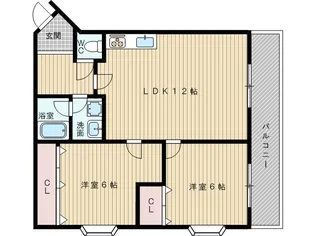 ビラ小松【3階】の間取り