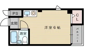大阪府大阪市東淀川区豊新2丁目【マンション】の間取り