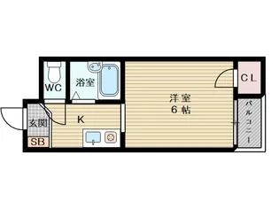 平ハツマンション【4階】の間取り