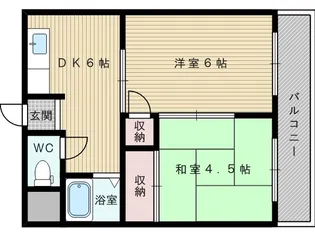 大阪府大阪市東淀川区豊里2丁目【マンション】の間取り