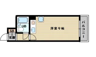 マイルド新大阪レジデンス3号館【13階】の間取り