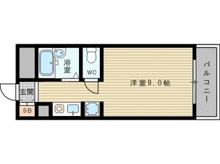 デイグラン上新庄【3階】の間取り