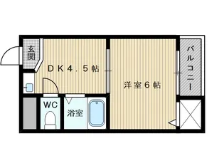 シュロス野口【2階】の間取り